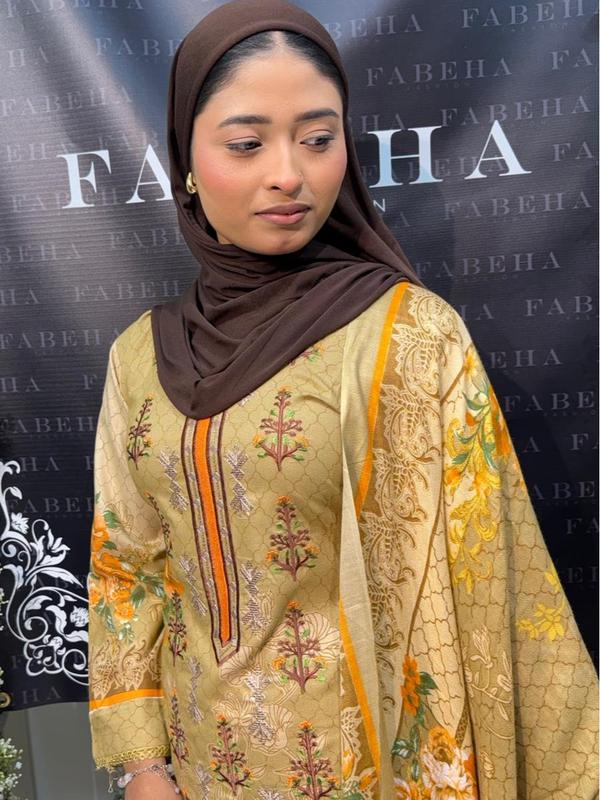 Ls-2704 Readymade Pakistani  Designer Dhanak suit 1