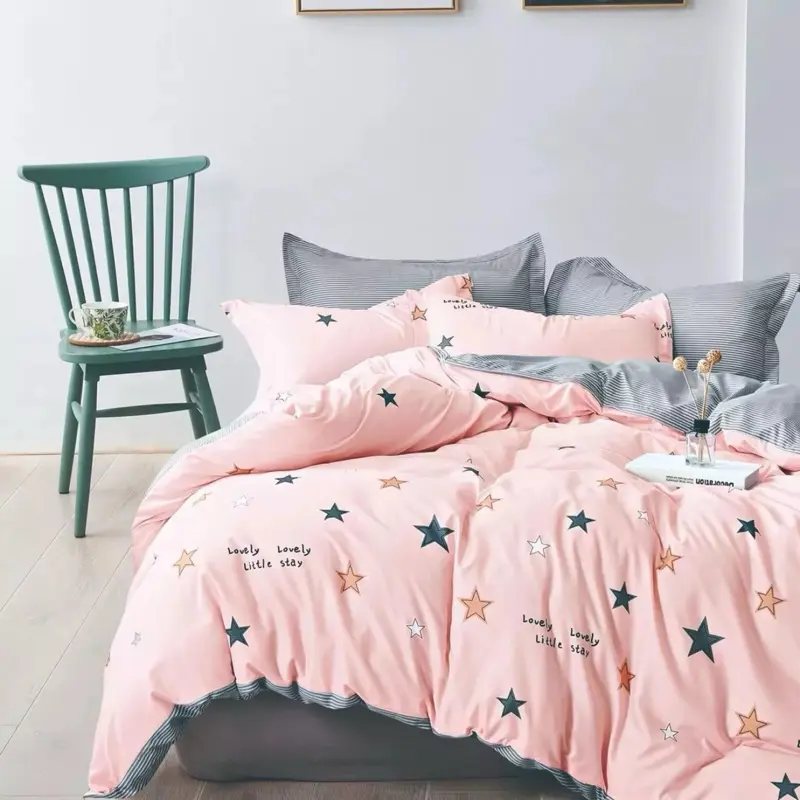 Soft Microfiber Reversible Single Duvet Set with Pillow Cases - Hypoallergenic & Ultrasoft 0
