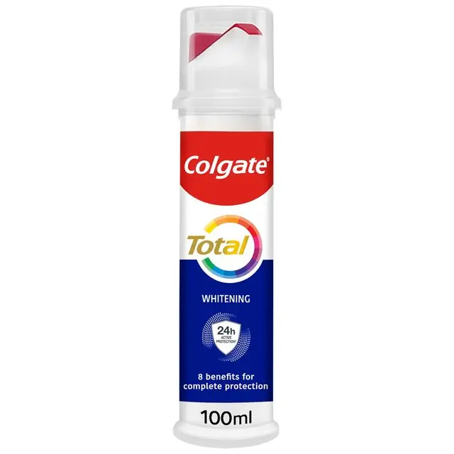 Colgate Total Advanced Whitening Toothpaste Pump, 100 ml, Pack of 6 Oral Oral 1