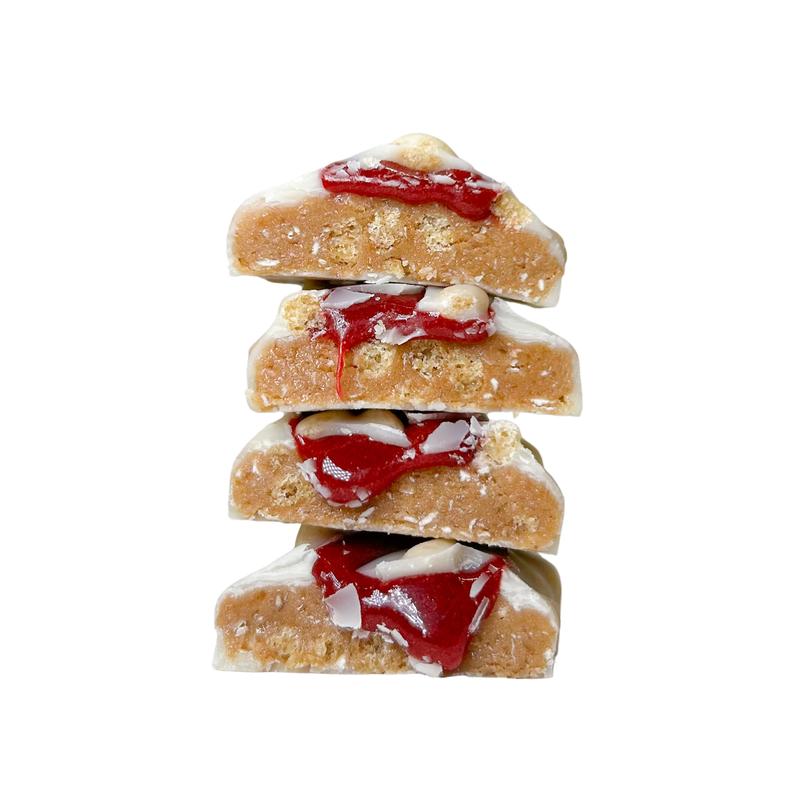 YuBi Bar Raspberry Ripple 12 Pack -- Protein Bars - 99 Calories, High Protein and High Fibre, Low Sugar, Gluten Free and Dairy Free Snacks with White Chocolate 4