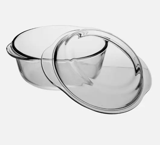 1.5 Litre Casserole Round Glass Oven Dish Lid Bakeware Microwave Safe Cookware Pots  Durable & High-Quality Glass Oven, Microwave Safe  Versatile for Baking, Roasting & Serving Elegant & Functional Design 3