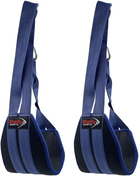 SHELLY Ab Slings Straps Premium Hanging Ab Straps for Abdominal Muscle Building Arm Support for Ab Workout Pull Up Bar Attachment Heavy Duty Carabiners, Hanging Leg Raiser Ab Workout Pullup