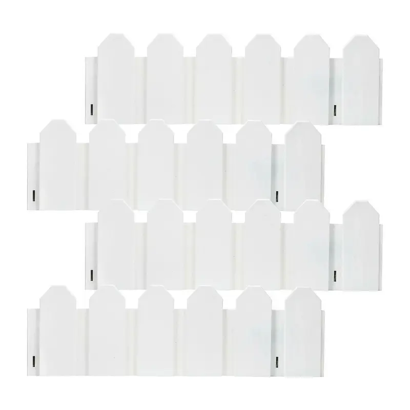 Lawn Plant Border Push In Securing Pegs - Interlocking Garden Edging | Create Straight Or Curved Shapes | Made From Durable, Long Lasting Pvc Plastic | Ideal For Lawn, Flower Beds And Pathways 1