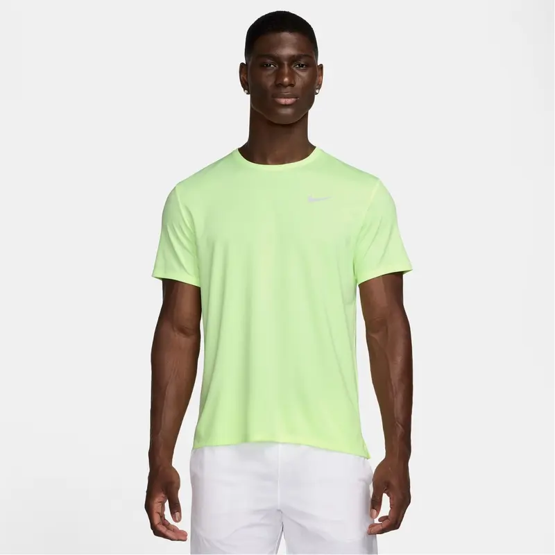 Nike Mens Drifit Miler Running Top Short Sleeve Sports Training Fitness Gym 5