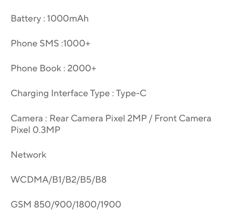 Product Introduction of Portable Mini Smartphone - Dual SIM 3G Android 8.1 2GB + 16GB GPS Bluetooth-compatible WiFi - 3.0 Inch Smartphone - Cellphone 4