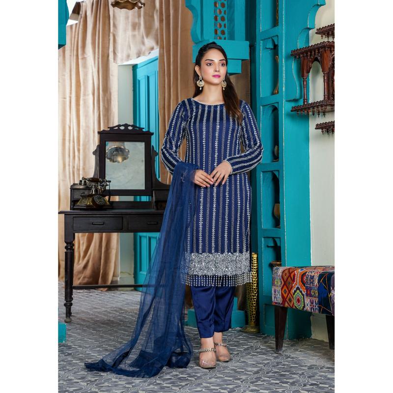 Mahham Luxury Collection  Navy Blue D-12 0