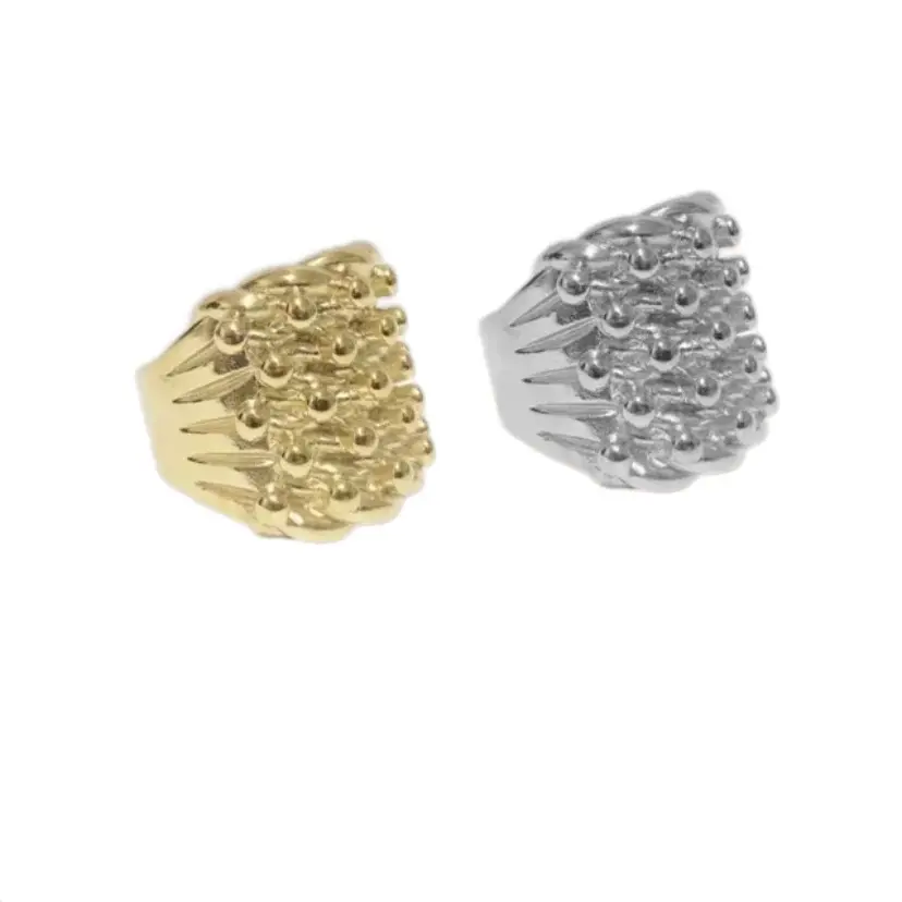XL Chunky Keeper Ring in Gold/Silver Plating