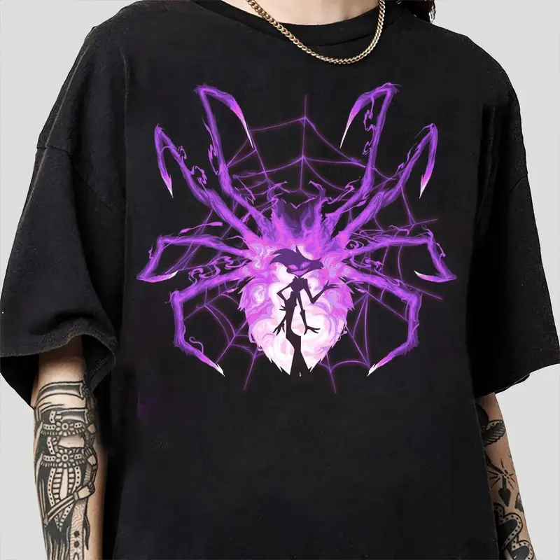 Angel Dust Shirt, Angle Dust T-Shirt, Hazbin Hotel Characters Shirt, Hazbin Hotel Cartoon Trending, Hazbin Hotel Merch,Birthday Gift for fan 0