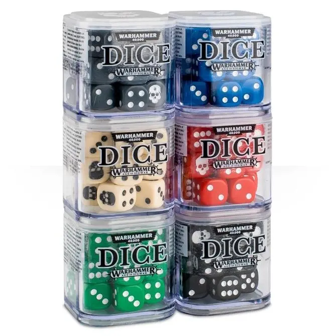 Warhammer - Dice - Assorted Colours Available