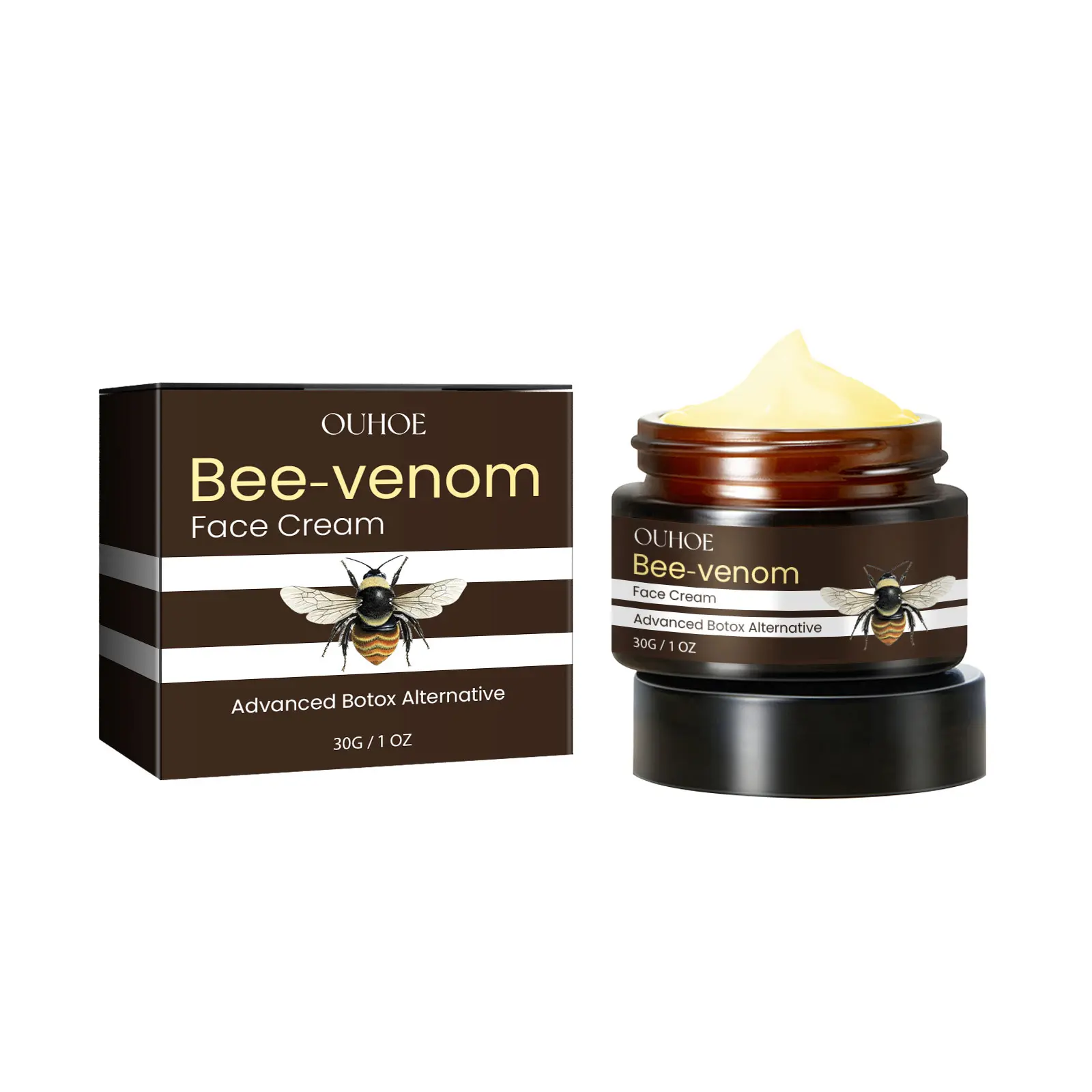 2024new  Bee-Venom Face Cream, Fade Fine Neck Lines Around The Eyes Moist Firming Skin Filling Water Anti Aging