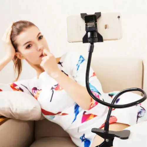 Flexible Arm Mobile Phone Holder Clamp Desk Bed Multifunctional Stand for GPS 4