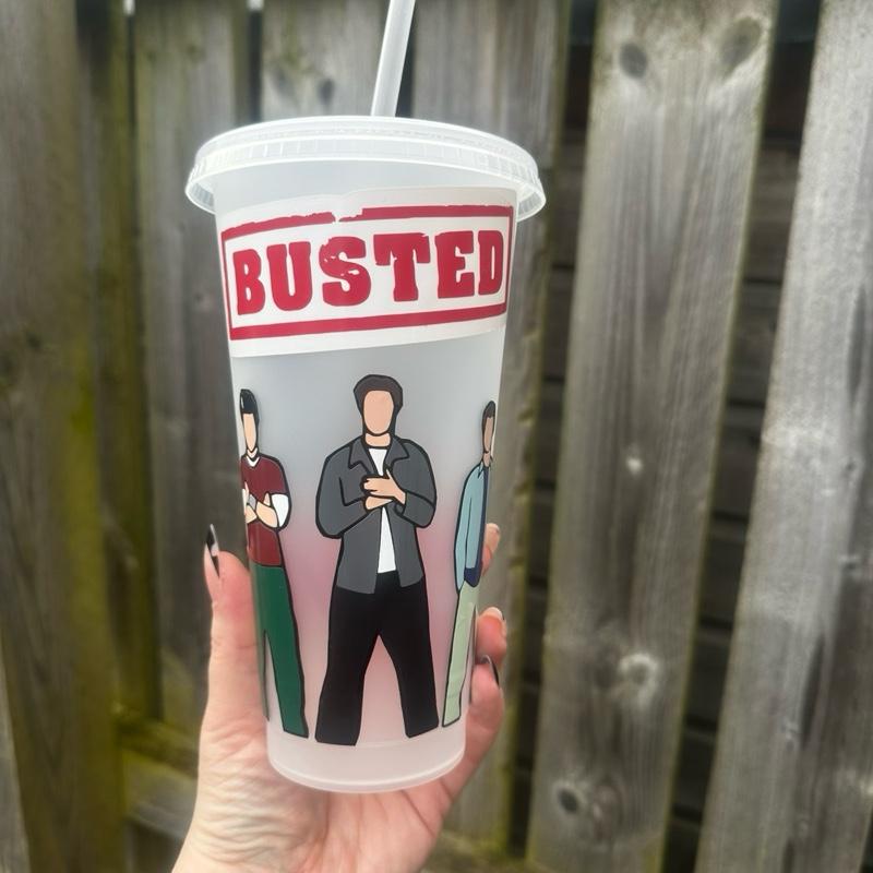 Busted cup with straw 0