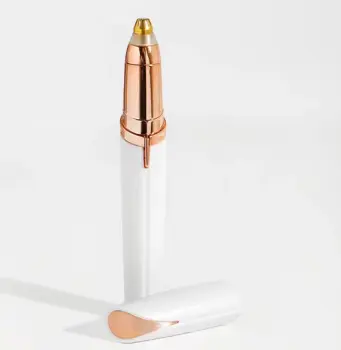 Electric Eyebrow Trimming Tool For Beginners Automatic Electric Eyebrow Trimmer Nose Hair Shaving Brush Scraper 1pc Daily Mild Stainless Stainless Steel 2