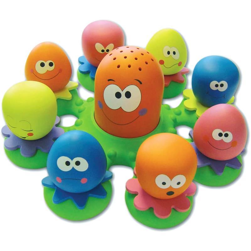 TOMY  Octopals Number Sorting Baby Bath Toy Educational Water Toys For Toddlers Suitable For 1, 2 and 3 Years Old Boys and Girls 4