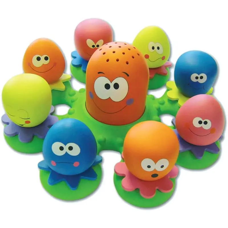 TOMY  Octopals Number Sorting Baby Bath Toy Educational Water Toys For Toddlers Suitable For 1, 2 and 3 Years Old Boys and Girls 4