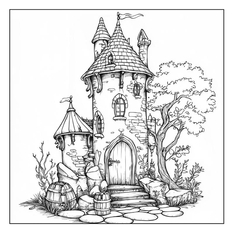 Colour Enchanted - Fantasy Colouring Book for Mindfulness - 40 designs to colour colouring  books viral  coloring coloring  books 4