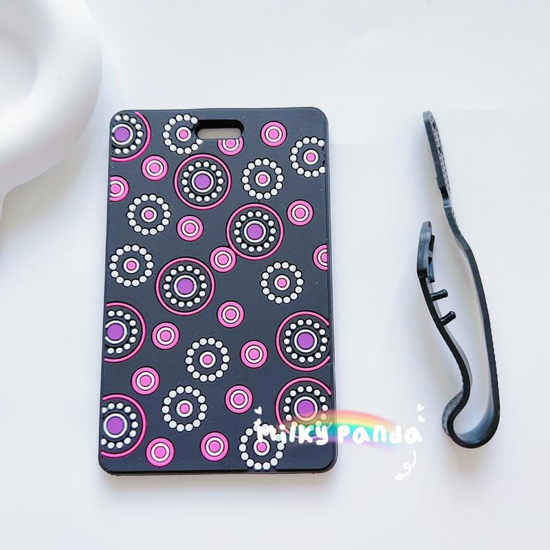 Pattern Geo Luggage Tag | Travel Essential | Baggage Tag | Milky Panda 7