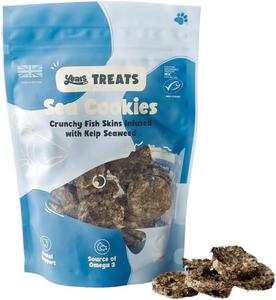 YEARS Fish Sea Natural Dog Treats High in Omega-3 B12 & B3 Vitamins for Dog Dental Plaque Health Breath Freshener & Healthy Coat MSC Certified Fish Treat