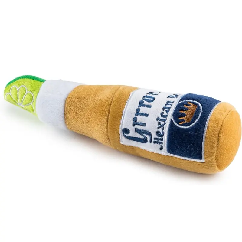 Beer Dog Toys Soft Squeak Chew Plush Toy for Dogs/Cats/Pets dogball squeaky 0