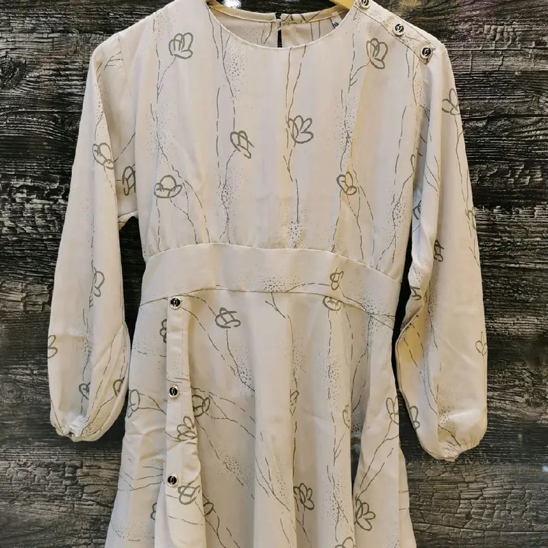 2pc Printed Cord set with beautiful style 1
