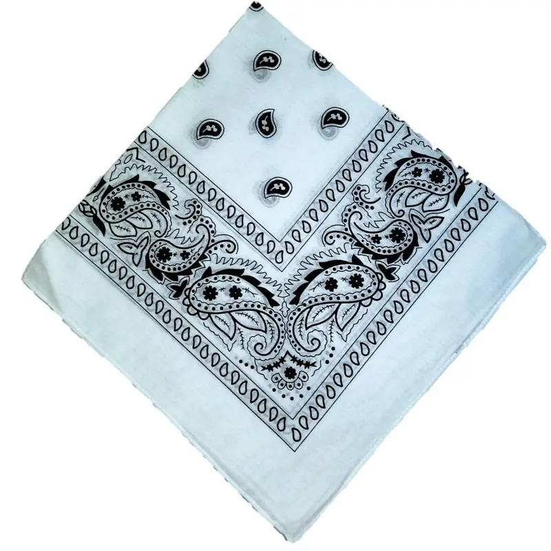 Bandana Paisley Print neck head scarf 100% Cotton Unisex Mixed Colour Pattern 4