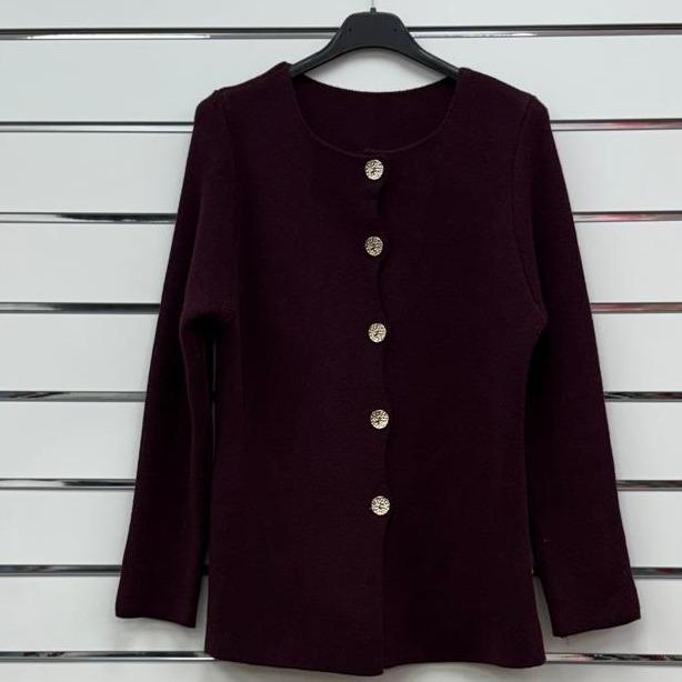 Gold Button Up Cardi (BF) 3