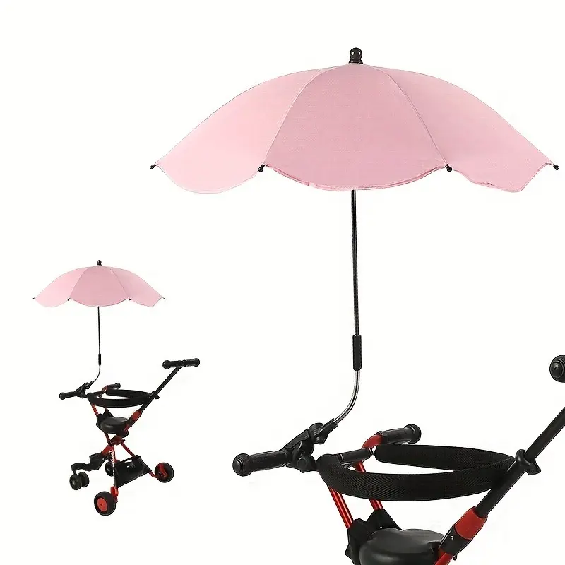 Keep You Cool And Protected With This Adjustable Summer Stroller Umbrella! parasol