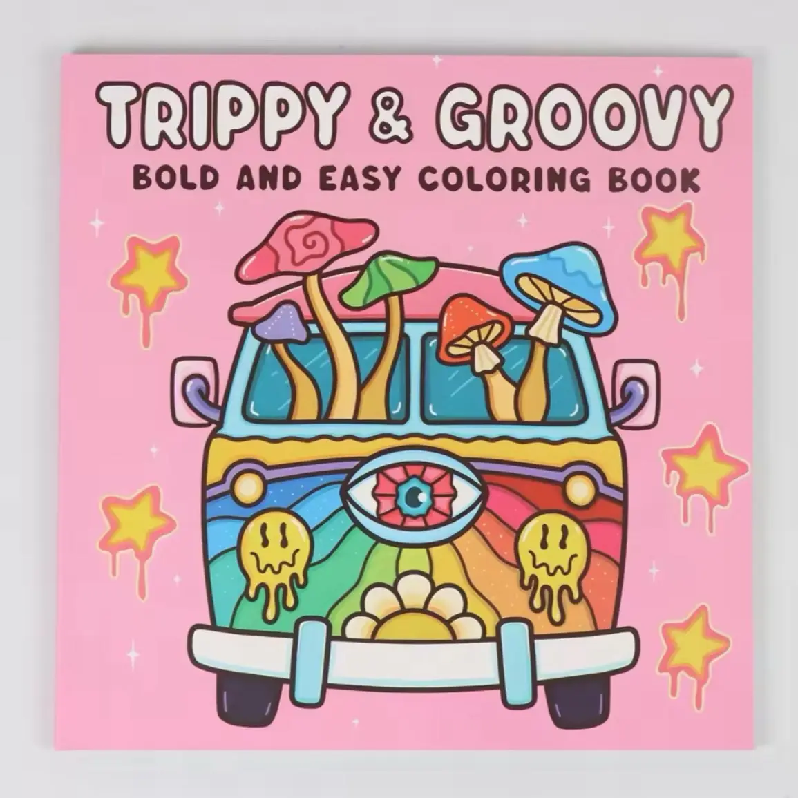 Trippy Colouring Book for Adults and Teen - Featuring Adorable Creepy Creatures - Painting Gift for Artist