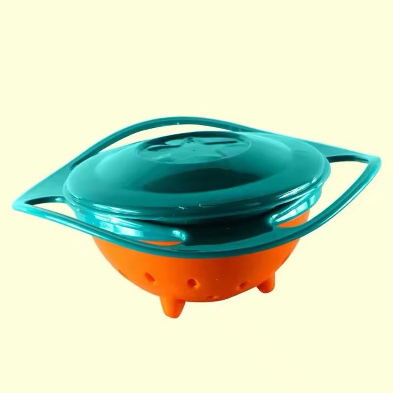 Baby Feeding Bowl Gyro Bowl 360 Degree Rotation Spill Resistant Feeding Dishes for Baby Training Children Spill-Proof + kids + gadget + Kitchen supplies + crockery + beauty + feeding bowl + gadget 4