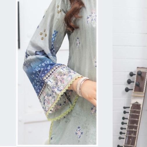 ML7 D4 Pakistani Ladies Readymade Shalwar Kameez Suit with Printed Dupatta 7