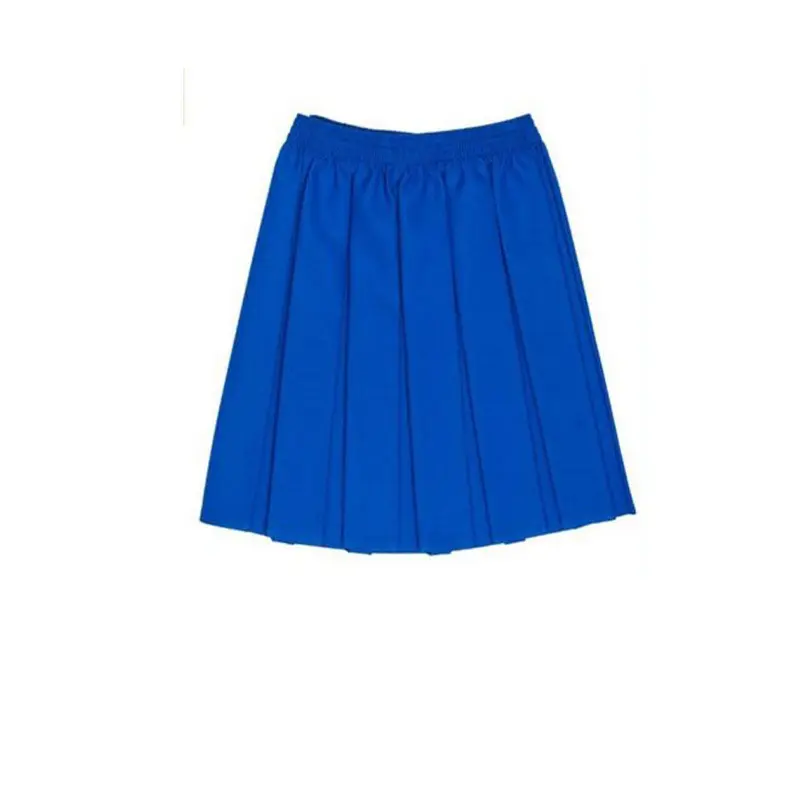 Girls School Skirts Box Pleated Elasticated Waist Skirt Kids School Uniform New 6