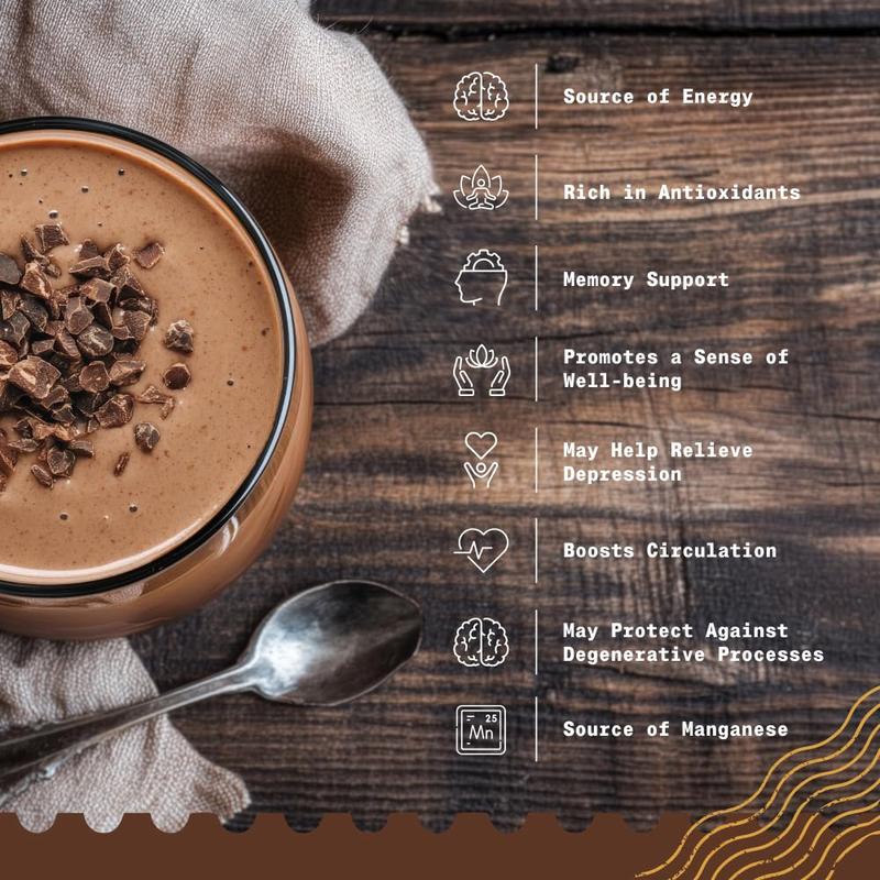 Organic Raw Cacao Nibs 400g. Natural and Pure. Made in Tropical Regions from The Theobroma Cacao Plant. Source of Magnesium, Potassium and Iron. NaturaleBio 2