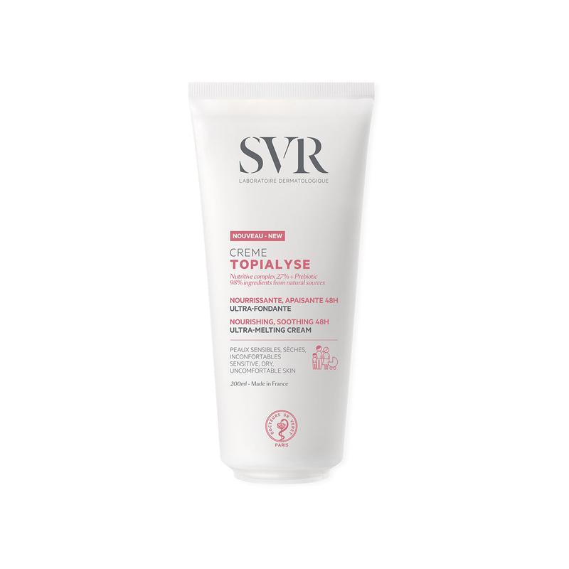 SVR TOPIALYSE Nourishing Face and Body Cream - 48hr Soothing Ultra-Melting Care for Dry Sensitive Skin, All Ages - 400ml Plant Moisturizer 6