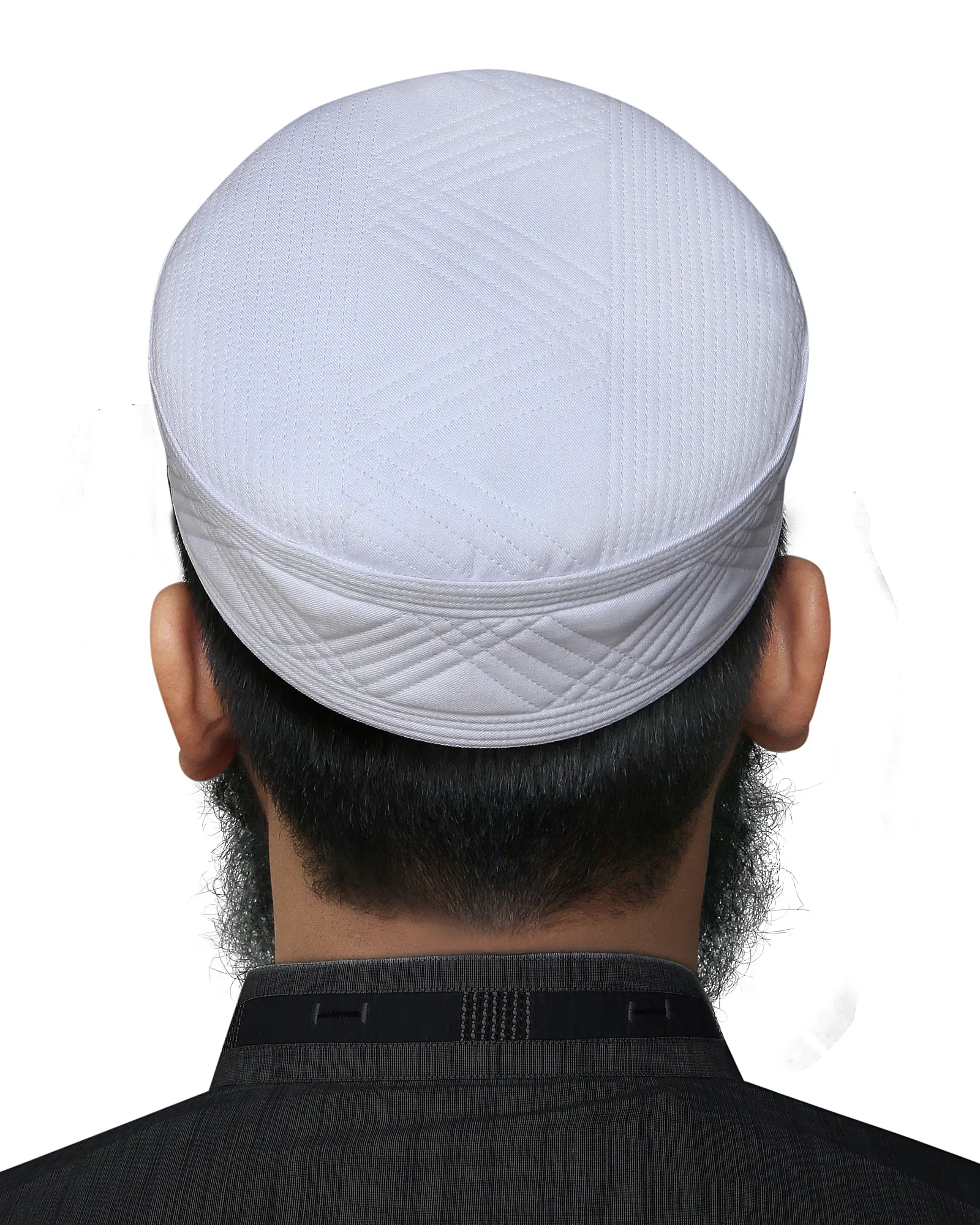 (Mode Stile) Jameel Muslim Kufi Cap for Men - Handmade Design, Autumn/Winter/Spring/Summer Beanie with Islamic Theme for Men