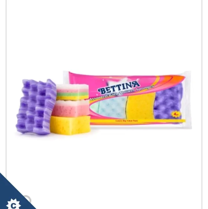 Bettina Multi Pack Bath/Shower Sponges