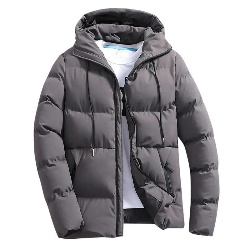 [2025]Fashion Parkas Men Winter Overcoat Men's Casual Jacket Warm Hooded Thick Puffer Coat Outwear Business Hombre Menswear Tops Underwear Human 8