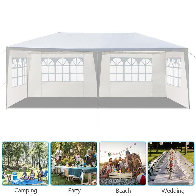 10' x 20' Outdoor Party Tent with Removable Sidewalls & Windows – Waterproof Canopy for Weddings, Parties, and Outdoor Events 5