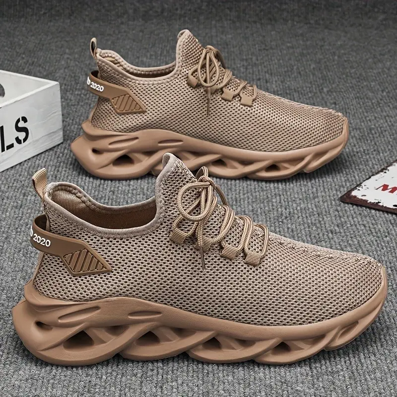 Men's Blade Sneakers Running Shoes Slip-on Sneakers With Shoelaces - Odor-resistant Athletic Shoes - Lightweight And Breathable 3