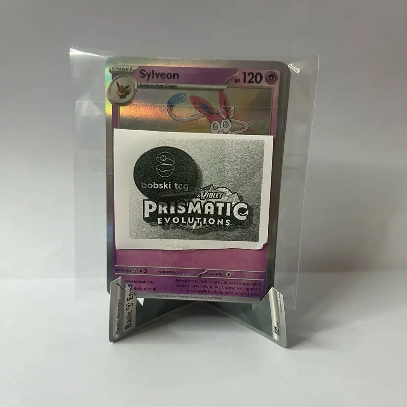 Prismatic Evolutions Custom Bulk Pack - 20 Cards Including 17 Common/Uncommon Cards, 2 Reverse Holo Cards, and 1 Holo Card 3