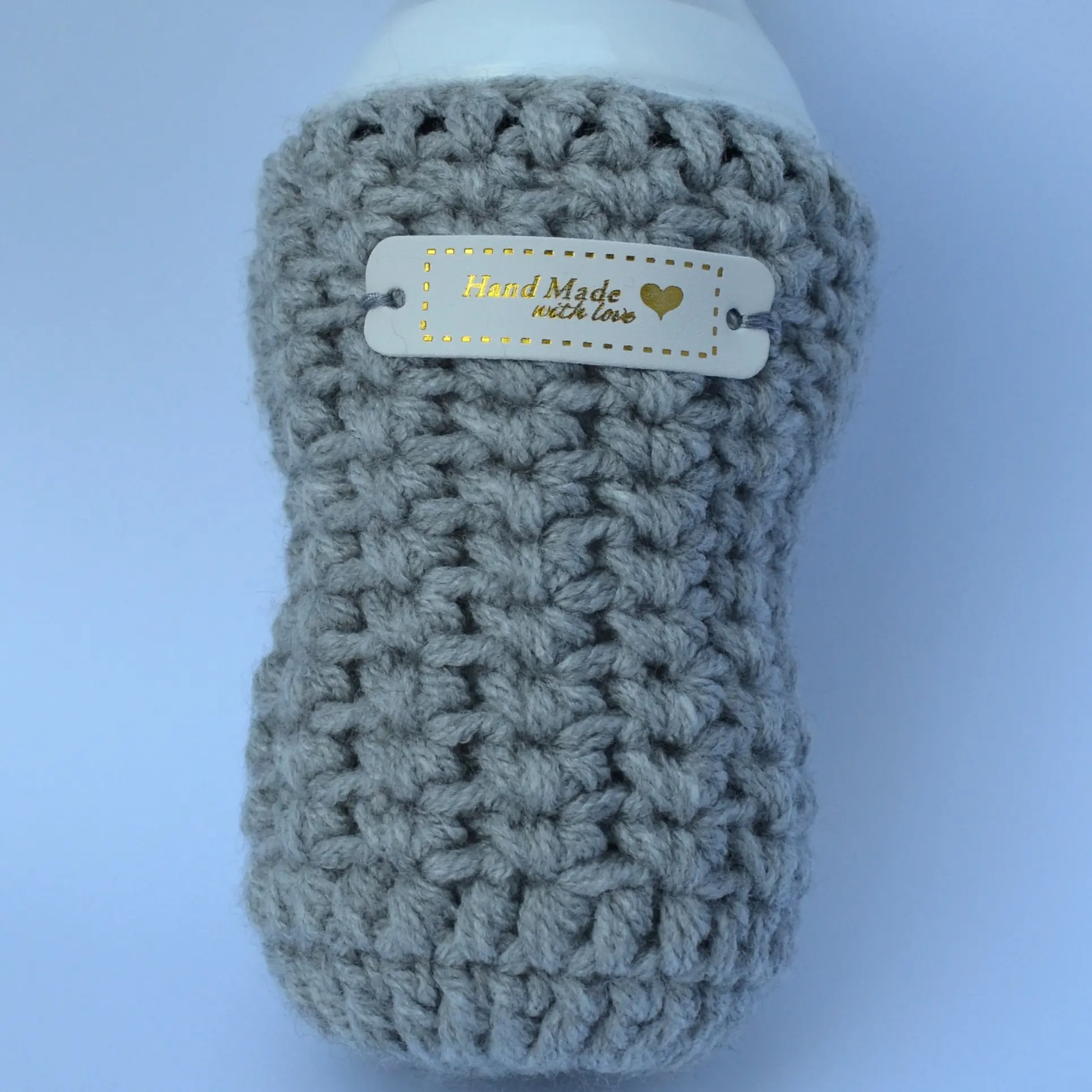 Handmade Crochet Baby Milk Bottle Warmer Insulator Custom Made Accessory - Perfect for Keeping Your Little One's Bottle at the Right Temperature