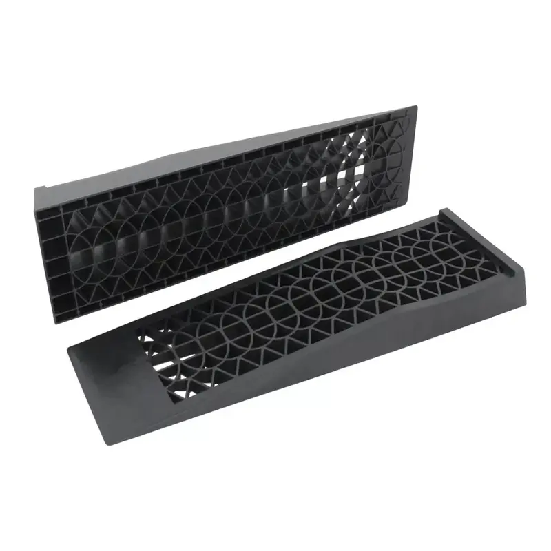 "2X Heavy-Duty Low-Profile Plastic Car Ramps – Ideal for Low Sport Cars (1 Pair)" 6
