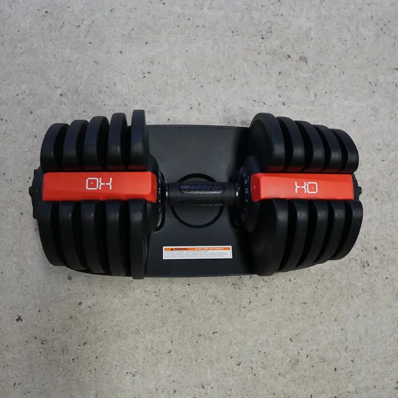 OX | Adjustable Dumbbells 40KG Pair (80KG Total) Steel Dumbbell Set Free Weights 3