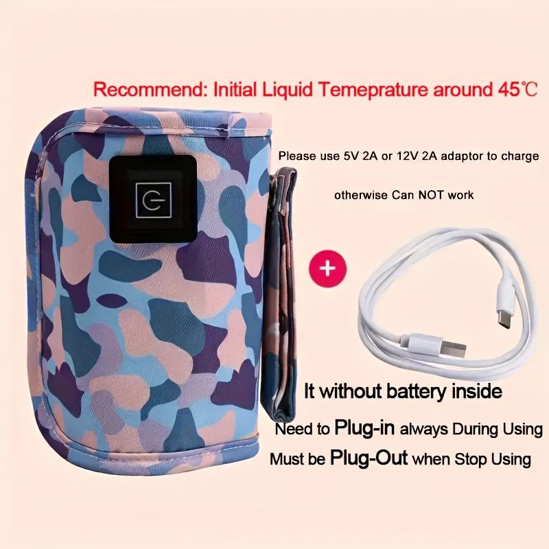 Product Introduction of HOTMIR USB Charger Milk Bottle Warmer, Portable Insulated Bag for Travel & Camping, Electric Formula Feeding Heater for Newborns, No Battery Required, ≤36V Operating Voltage 5