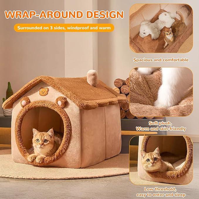 Product Introduction of 1pcs Cats and Dogs House House Small Dog Four Seasons General Can Be Dismantled and Washed Dog House Pet Supplies 1