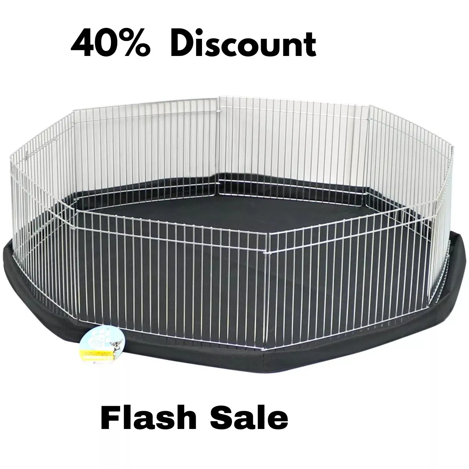 Me & My Small Pet Playpen Cage & Floor Mat Rabbit/Guinea Pig/Hamster Garden Run