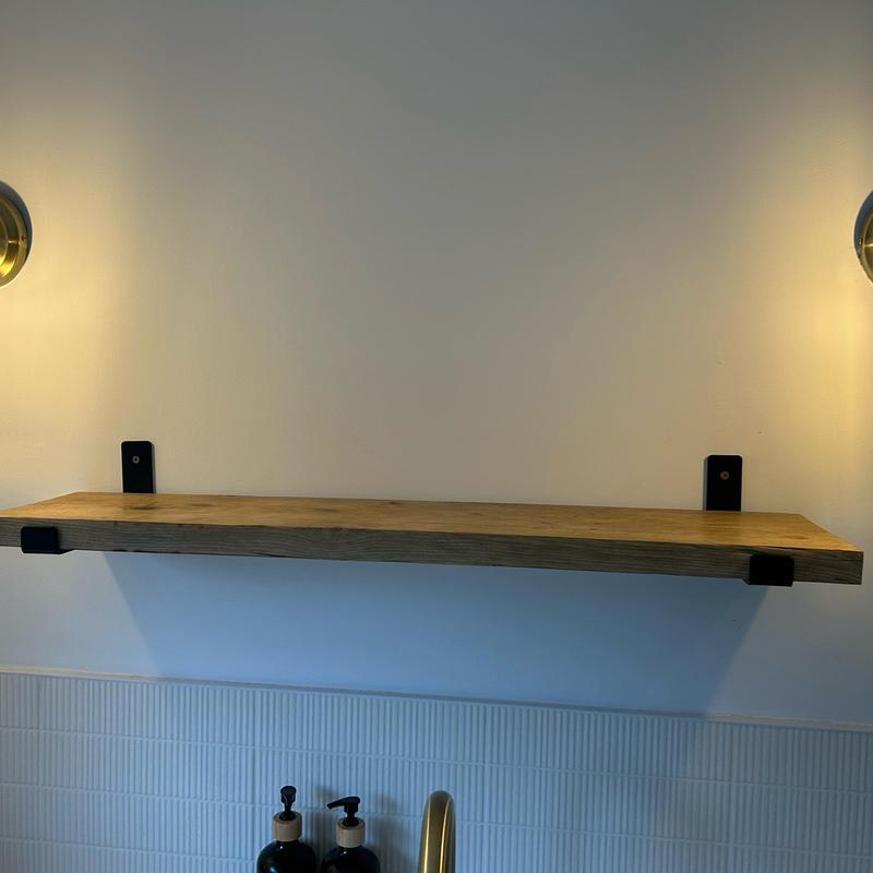 Reclaimed Scaffold Board Shelf, Sturdy, Durable & Handmade Shelves Kitchen 2