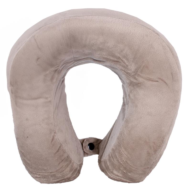 Ergonomic Travel Neck Pillow - Soft Memory Foam, Portable U-Shape Design with Snap Closure, Lightweight for Airplane, Car, & Home - Available in Black, Red, Blue, and Gray 6