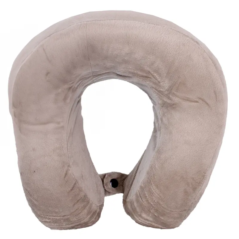 Ergonomic Travel Neck Pillow - Soft Memory Foam, Portable U-Shape Design with Snap Closure, Lightweight for Airplane, Car, & Home - Available in Black, Red, Blue, and Gray 6