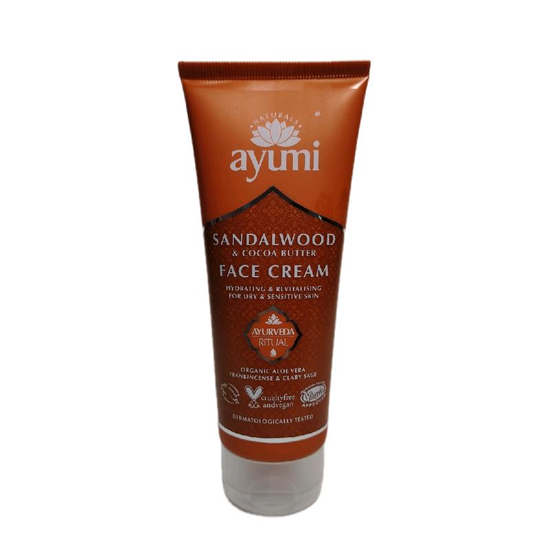 Ayumi sandalwood & ylang ylang 150ml - BODY Scrub 200 ml - Face scrub 125ml - Face  Mask 100ml - Face Cream 100ml   boday care Cleansing 4