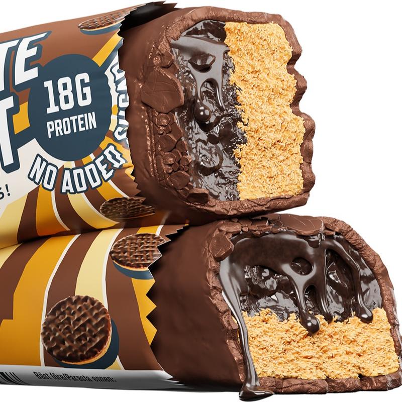 ProPud Chocolate N’ Biscuit High Protein Bar 18g Protein (12x55g), Crunchy Chocolate N’ Biscuit Loaded With Real Biscuit Pieces, No Added Sugar, Perfect Pre and Post Workout Nutrition 6